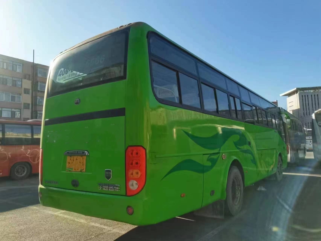 Подержанный мини-фургон Yutong ZK6102D Автобус с передним двигателем 43-местный Двойные двери LHD / RHD