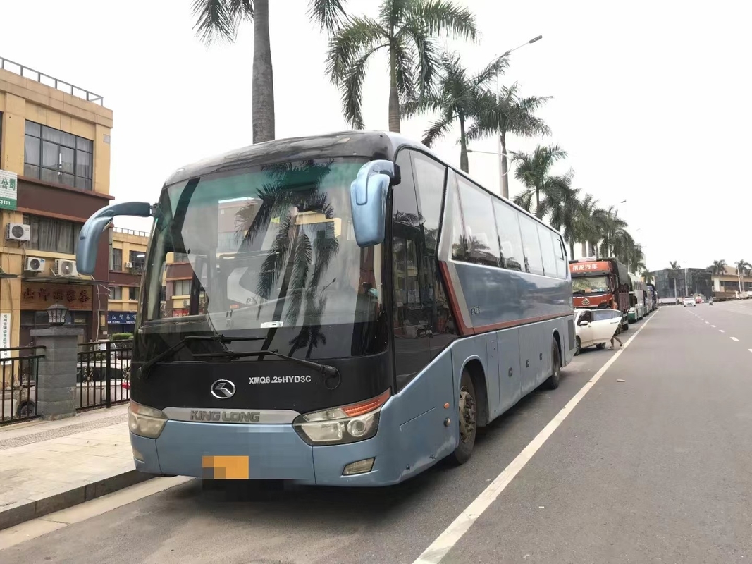 Автобус кондиционера автобуса руки Seater Kinglong XMQ6129 2-ого автобуса 52 тренера подержанный для продажи