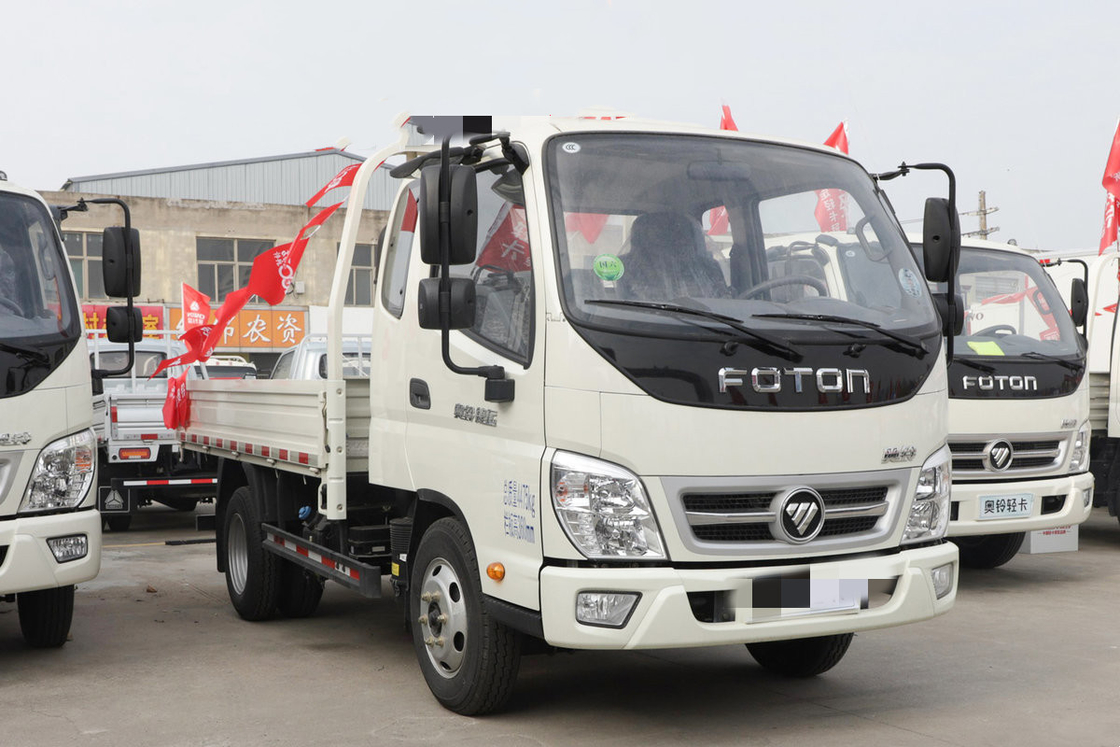 Используемый Tipper самосвала 4x2 сброса 132hp тележки новый наклоняя левые тележки Foton ручного привода