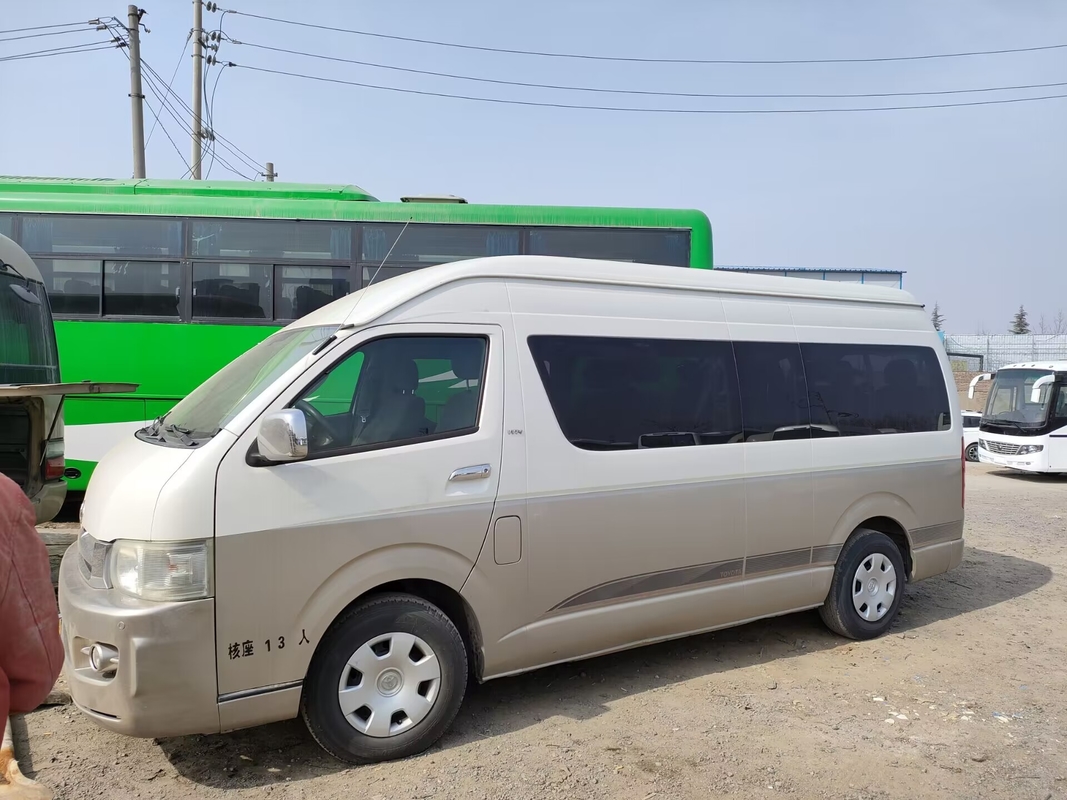 Используемое японское везет Hiace на автобусе 13 - бренд Тойота управления рулем левой стороны бензинового двигателя 15seater