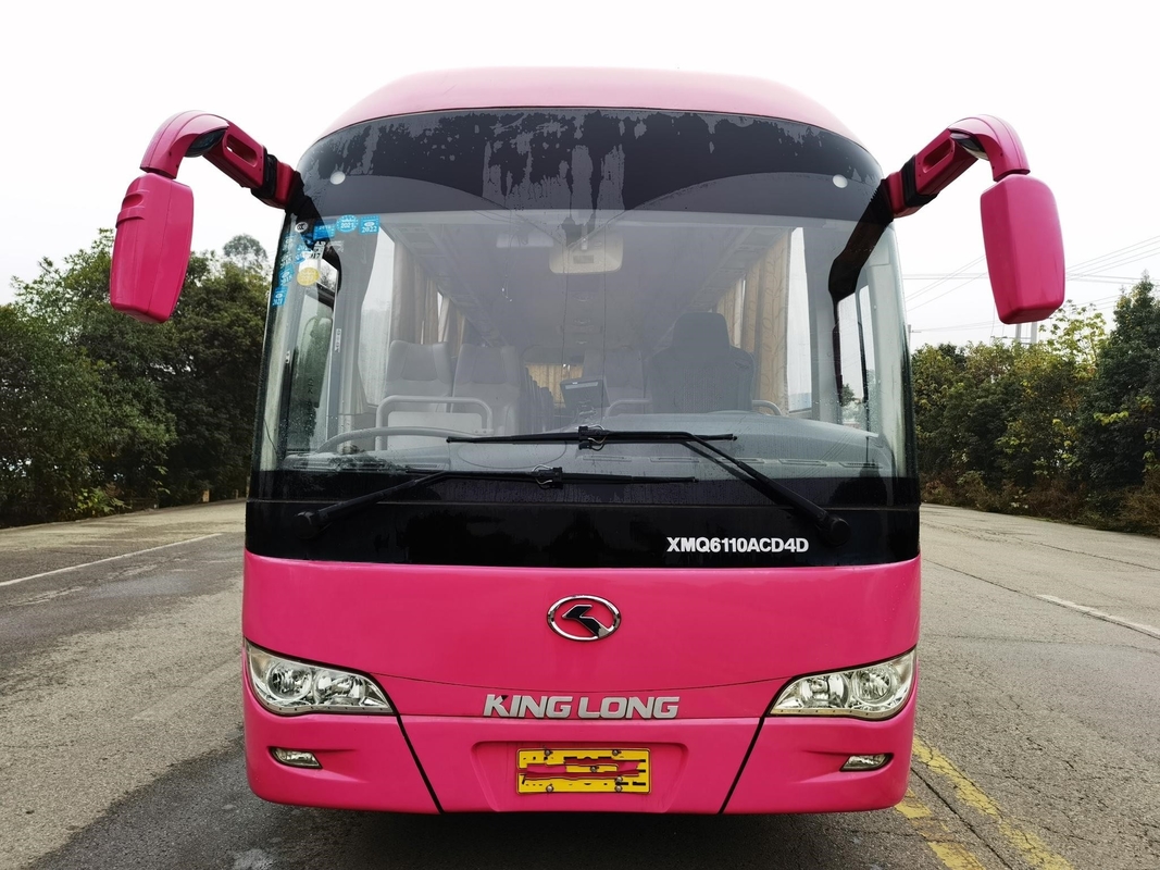 Тренер подержанное Kinglong использовал дверь пассажира плана мест 2+3 автобуса XMQ6110ACD4D 56 среднюю