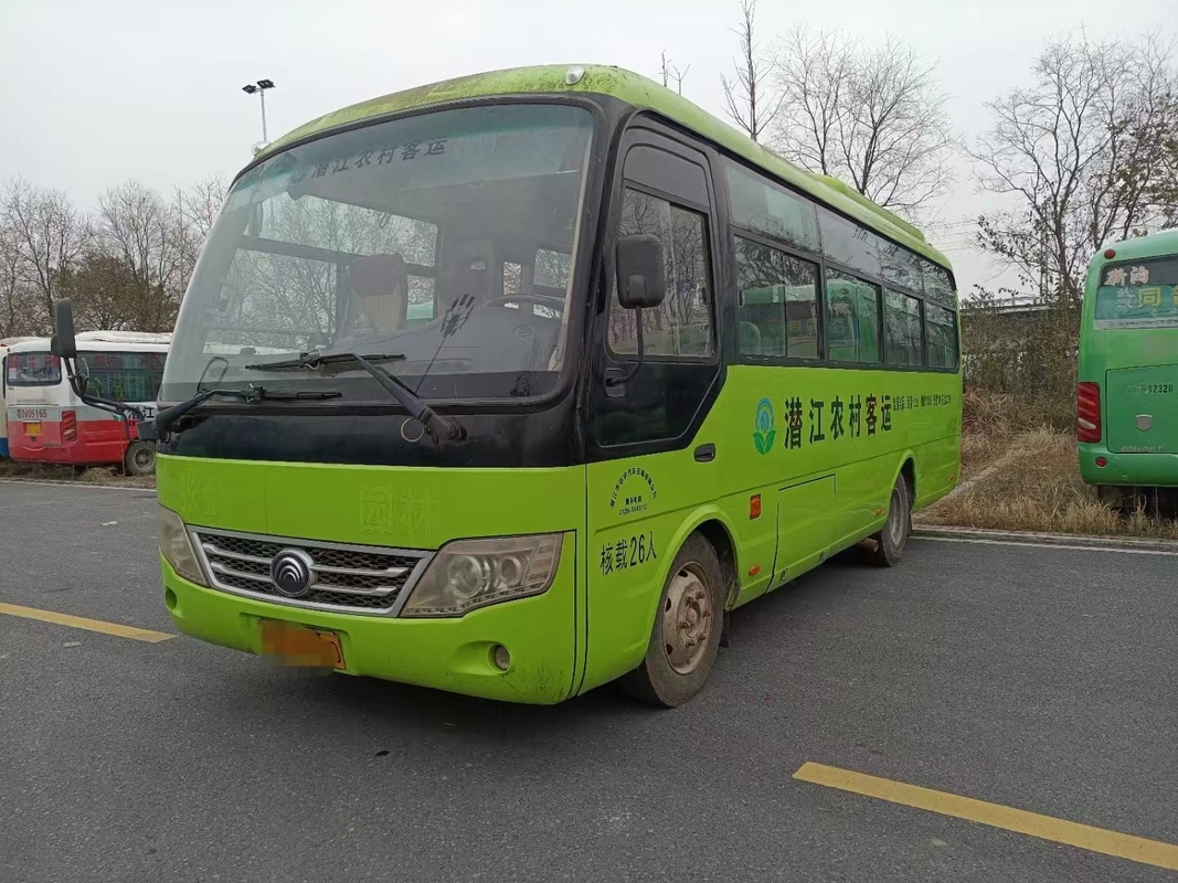 Подержанный мини автобус 26 Seater 2015 поставщик автобуса года ZK6729 передним используемый двигателем