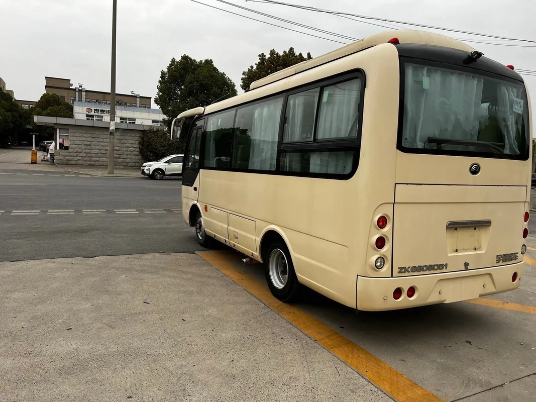 Используемый автобус ZK6609D Yutong мини кондиционера двигателя дизеля мест двигателя 19 тренера переднего подержанный