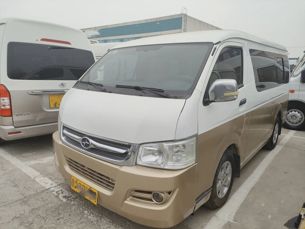 Использованный 12 местам LHD двигателя 12 фронта автобуса HKL6602 Dama Jiulong минибуса Seater подержанным