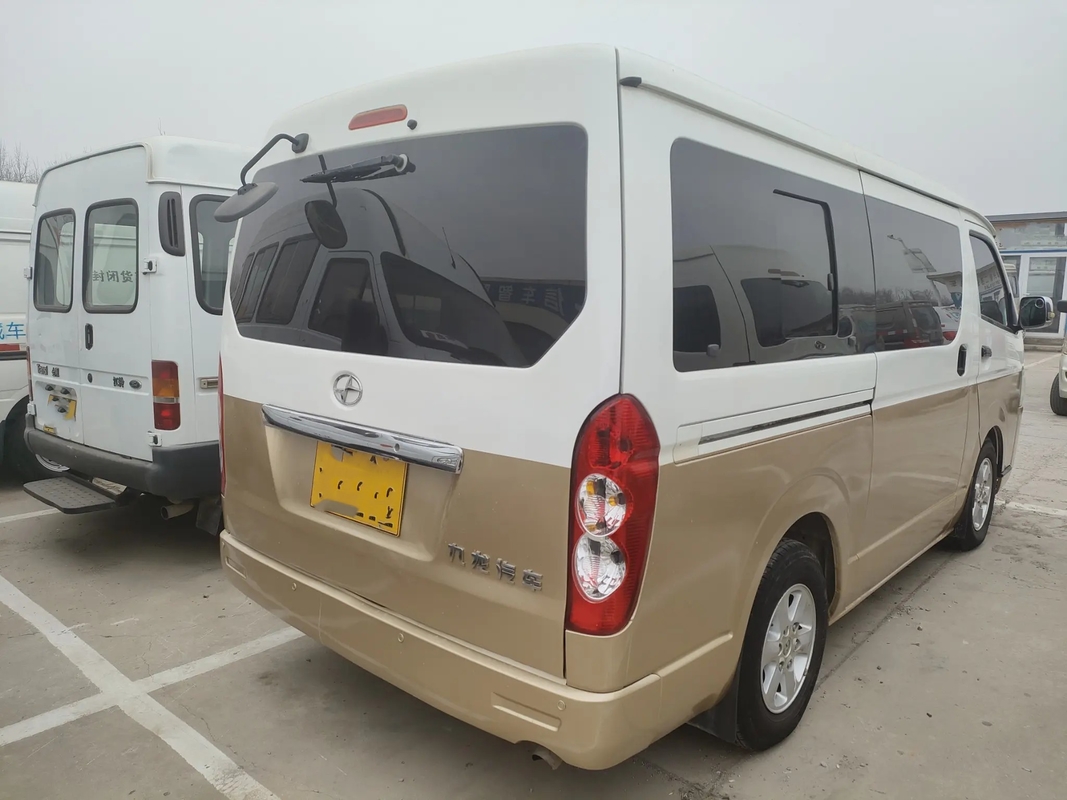 Использованный 12 местам LHD двигателя 12 фронта автобуса HKL6602 Dama Jiulong минибуса Seater подержанным