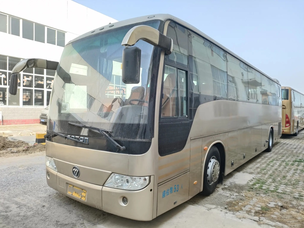 Используемый коммерчески двигатель 330hp подержанное Foton BJ6120 Yuchai мест двойных дверей 53 автобуса