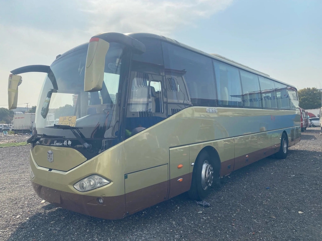 Двойных дверей двигателя мест 330hp Wechai тренера подержанные 55 герметизируя окно использовали автобус LCK6120 Zhongtoong