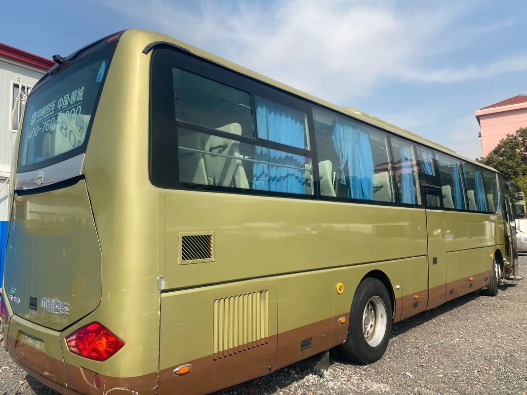 Двойных дверей двигателя мест 330hp Wechai тренера подержанные 55 герметизируя окно использовали автобус LCK6120 Zhongtoong