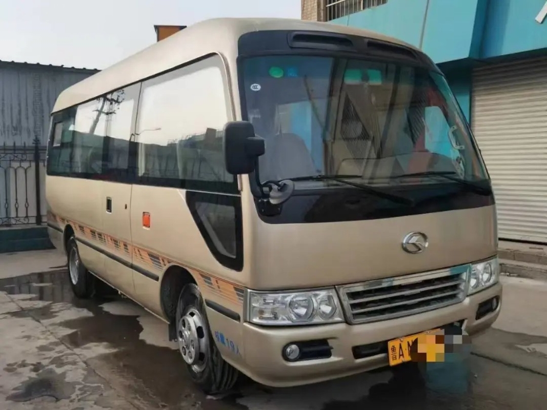Подержанный двигатель 17 мест минибуса 19 Seater передний использовал дверь каботажного судна XMQ6606 Kinglong внешнюю отбрасывая