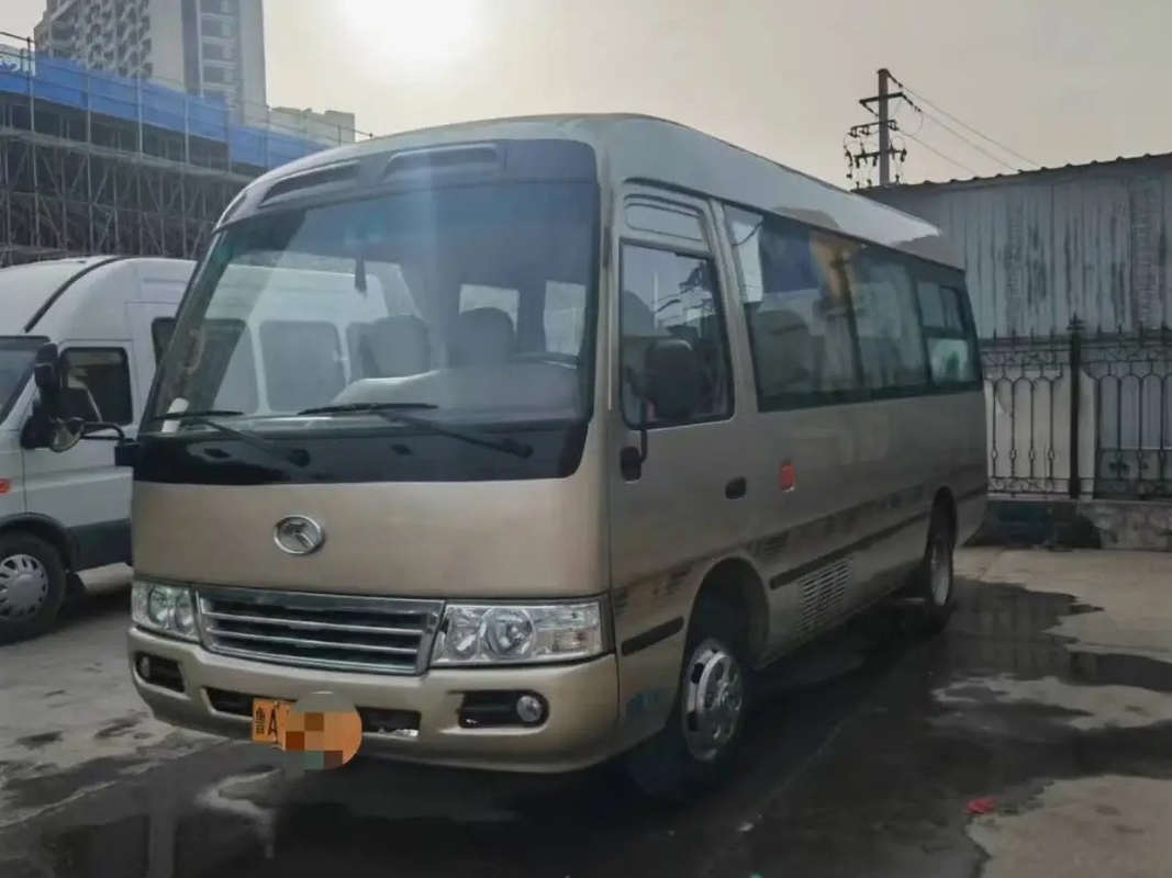 Подержанный двигатель 17 мест минибуса 19 Seater передний использовал дверь каботажного судна XMQ6606 Kinglong внешнюю отбрасывая