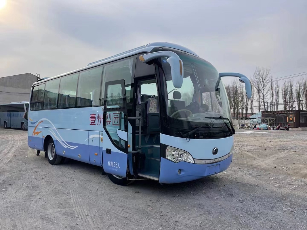 Используемый автобус перехода вышел руке мест ручного привода 35 2-ой молодой автобус ZK6808 схвата одиночная дверь 8 метров