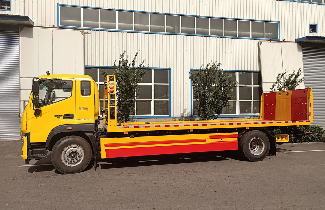Подержанные рабочие грузовики 4×2 режим привода 230hp Foton Wrecker грузовик плоская крыша