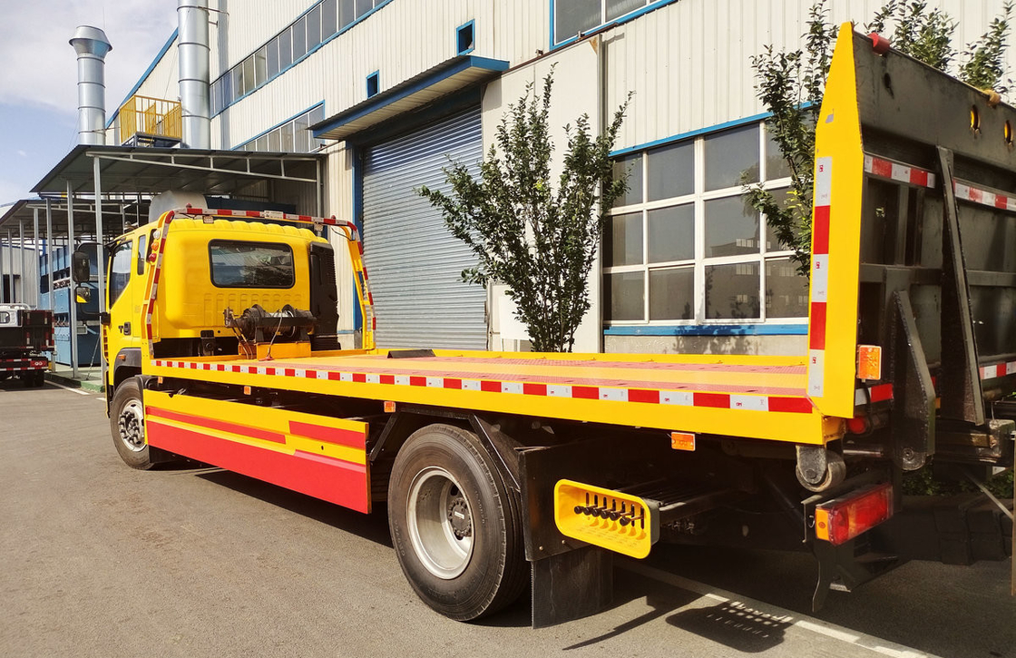 Подержанные рабочие грузовики 4×2 режим привода 230hp Foton Wrecker грузовик плоская крыша