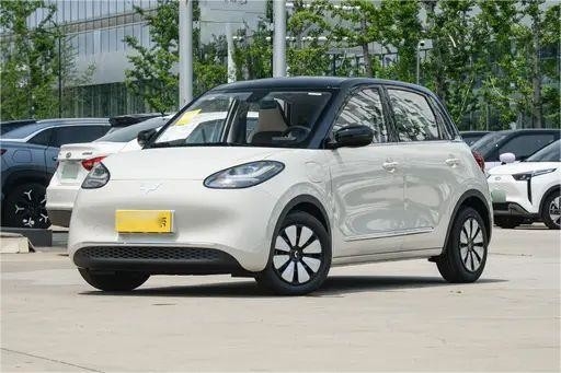 Подержанные новые энергетические транспортные средства Wuling Bingo Light Coffee Color 333KM Модель