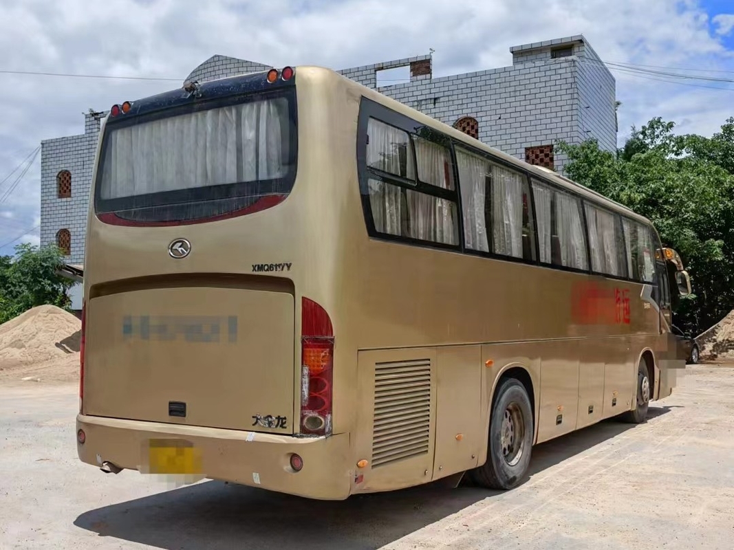 Автобус второй руки 49 мест Подержанный автобус Kinglong XMQ6117 Ючай двигатель 240 л.с. EURO 3