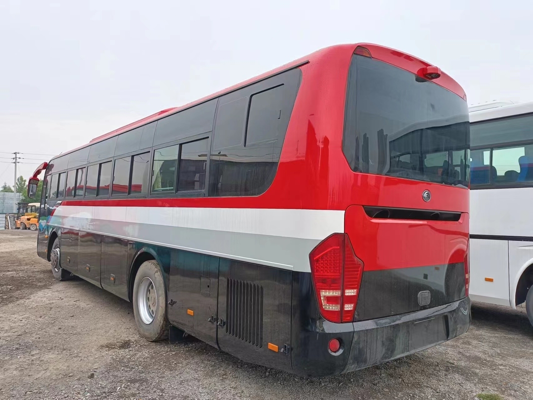 12 метров в длину 55 мест Подержанный автобус Yutong ZK 6127 Два лобовых стекла LHD / RHD