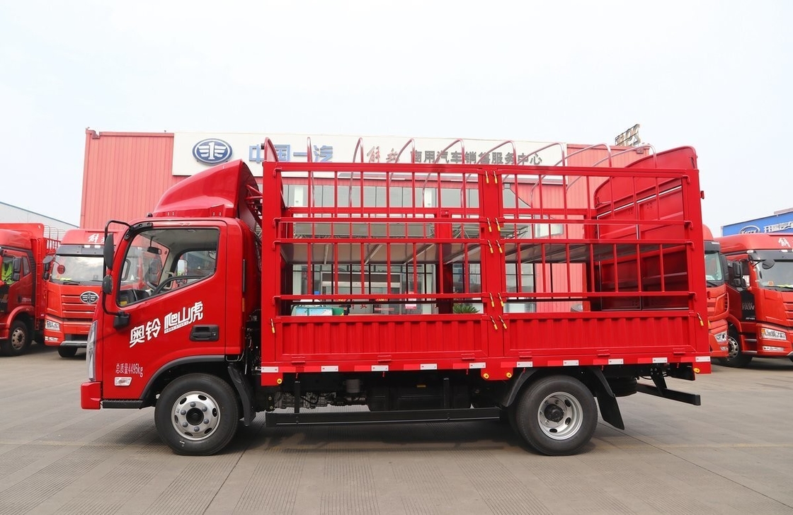 Foton Fence Box 151 Hp Подержанный легкий грузовик EURO 3 Плоская крыша 6 шины Левостороннее управление