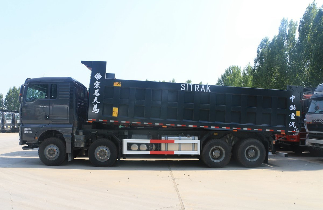 Сино-энергетический грузовик SITRAK G7H Черный цвет Погрузка 30 тонн Дорожная перевозка Весенний лист