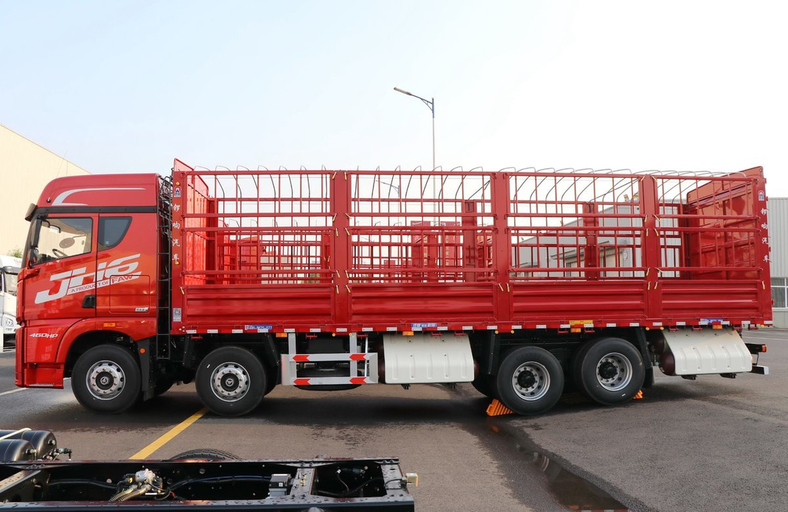 Подержанные грузовые грузовики для продажи в Китае Jiefang CNG 460hp тяжелый грузовик одно и полкабинки