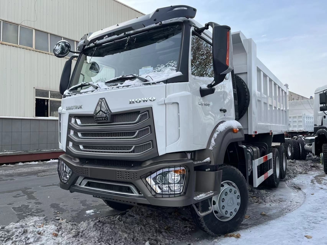 Подержанные грузовики с подъемниками Дизель Howo 6*4 Дампер 380hp Weichai Hohan Модель 20-40 тонн Погрузка Евро 3