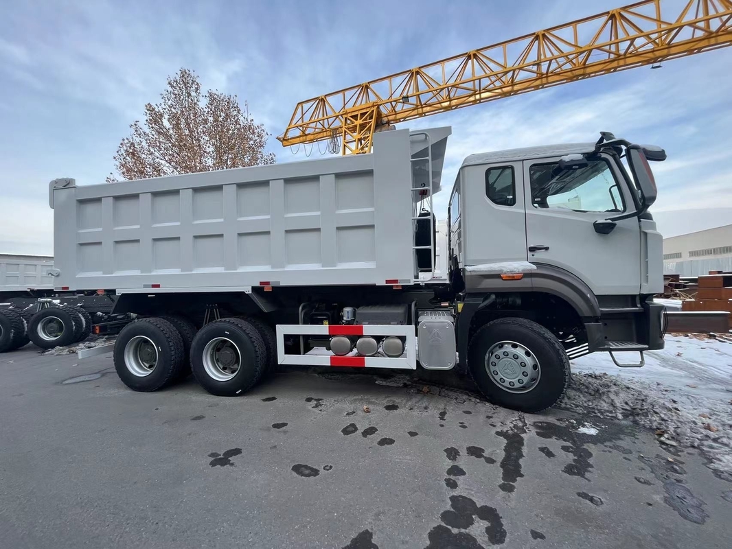 Подержанные грузовики с подъемниками Дизель Howo 6*4 Дампер 380hp Weichai Hohan Модель 20-40 тонн Погрузка Евро 3