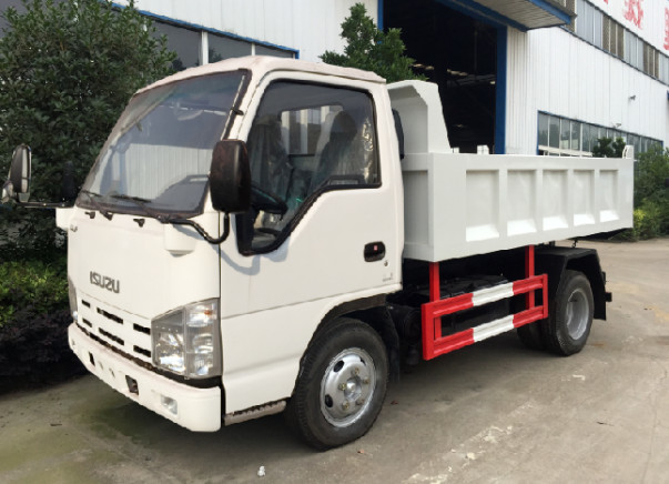 Подержанный грузовик ISUZU 4*2 Small Dumper Euro 4 Multi Leaf Springs 5 скоростная передача