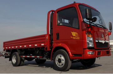 3 тонны Длина грузовика Грузовой бак Howo 4*2 Плоская коробка Грузовик Грузовик Однокабинный RHD Евро 2
