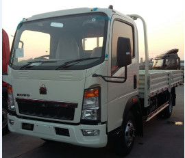 3 тонны Длина грузовика Грузовой бак Howo 4*2 Плоская коробка Грузовик Грузовик Однокабинный RHD Евро 2