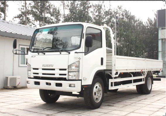 Грузовой грузовик из одного ряда Isuzu 10 тонн 4×2 Грузовик 5,5 метров длинный ящик Евро 4 плоская кабина