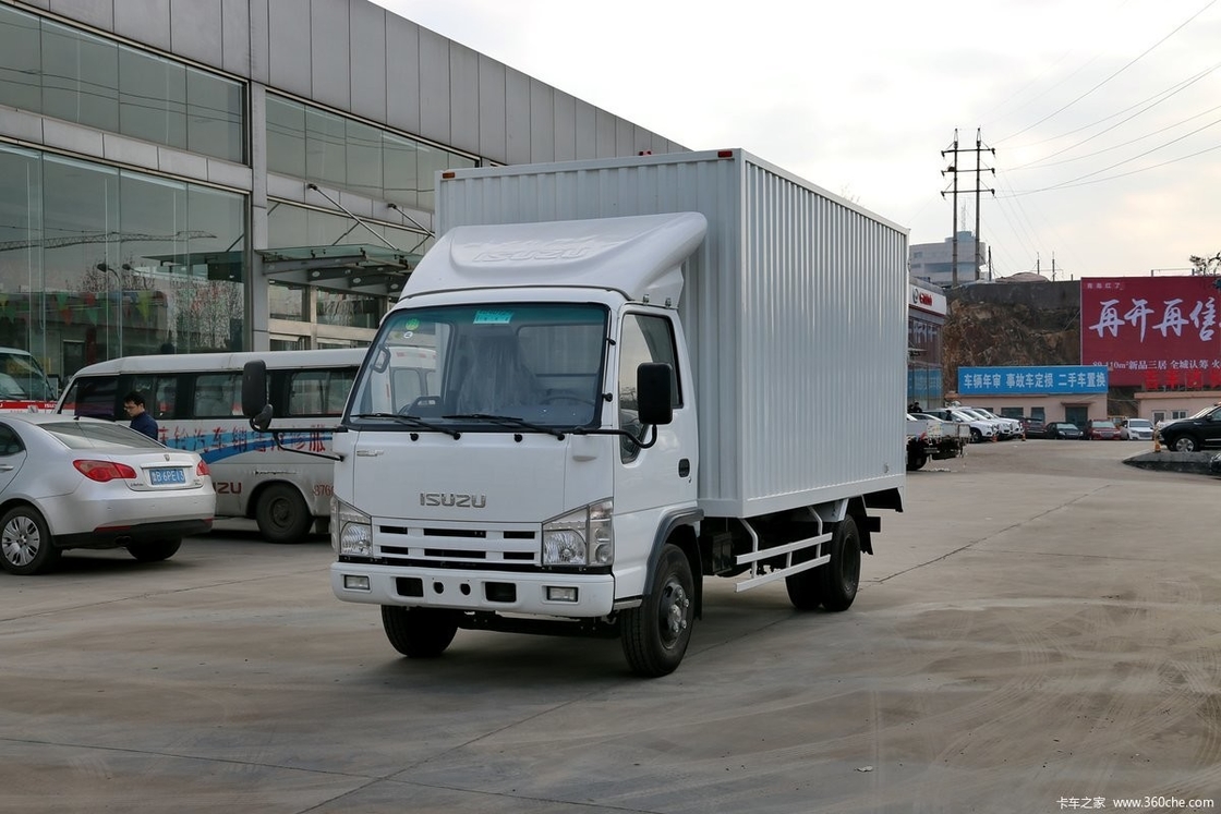 15 тонн грузовик Евро 4 Isuzu 4×2 фургон грузовик 6 шины многолистные пружины 35 кубическая коробка
