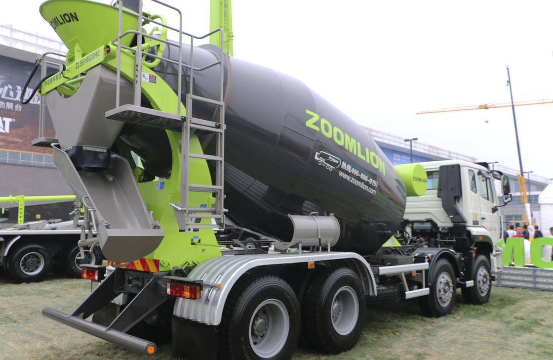 Грузовик для смешивания бетона Гана Hohan J5G 8*4 Шасси Zoomlion Tanker 8M3 Дизельный двигатель 310 л.с.