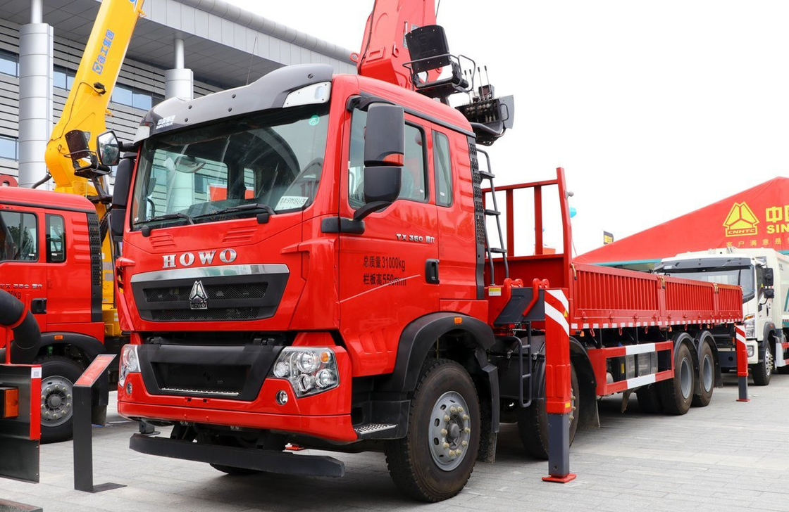8х4 грузовик крана монтированный китайский бренд Howo 350hp Weichai двигатель XCMG рука сильная мощность