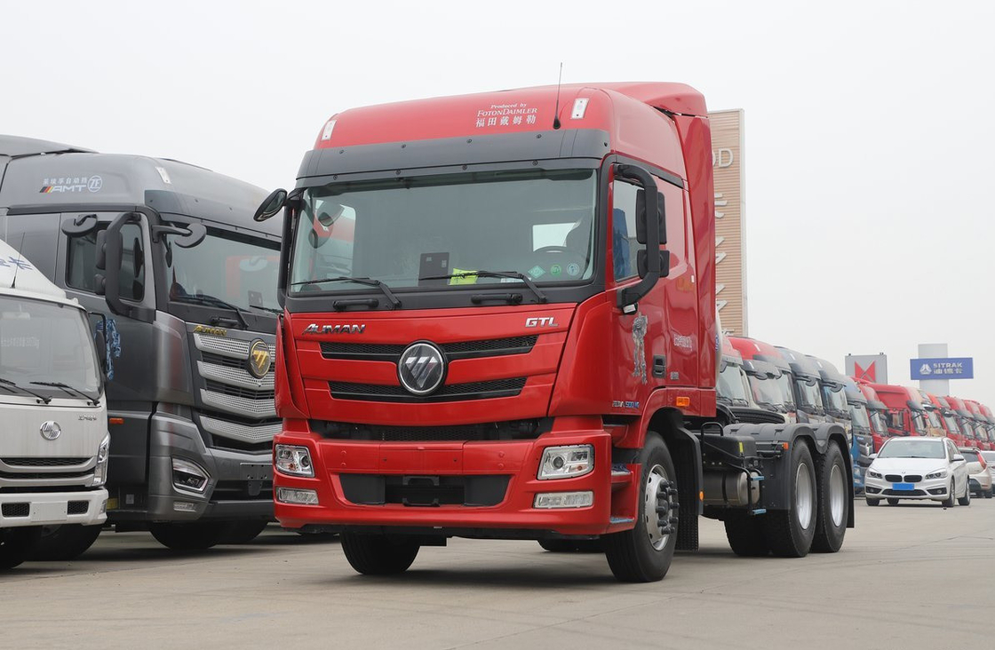 Тракторные грузовики Использованные 6*4 Foton GTL Лошадиная головка LNG Cummins двигатель 500 л.с. Быстрая коробка передач