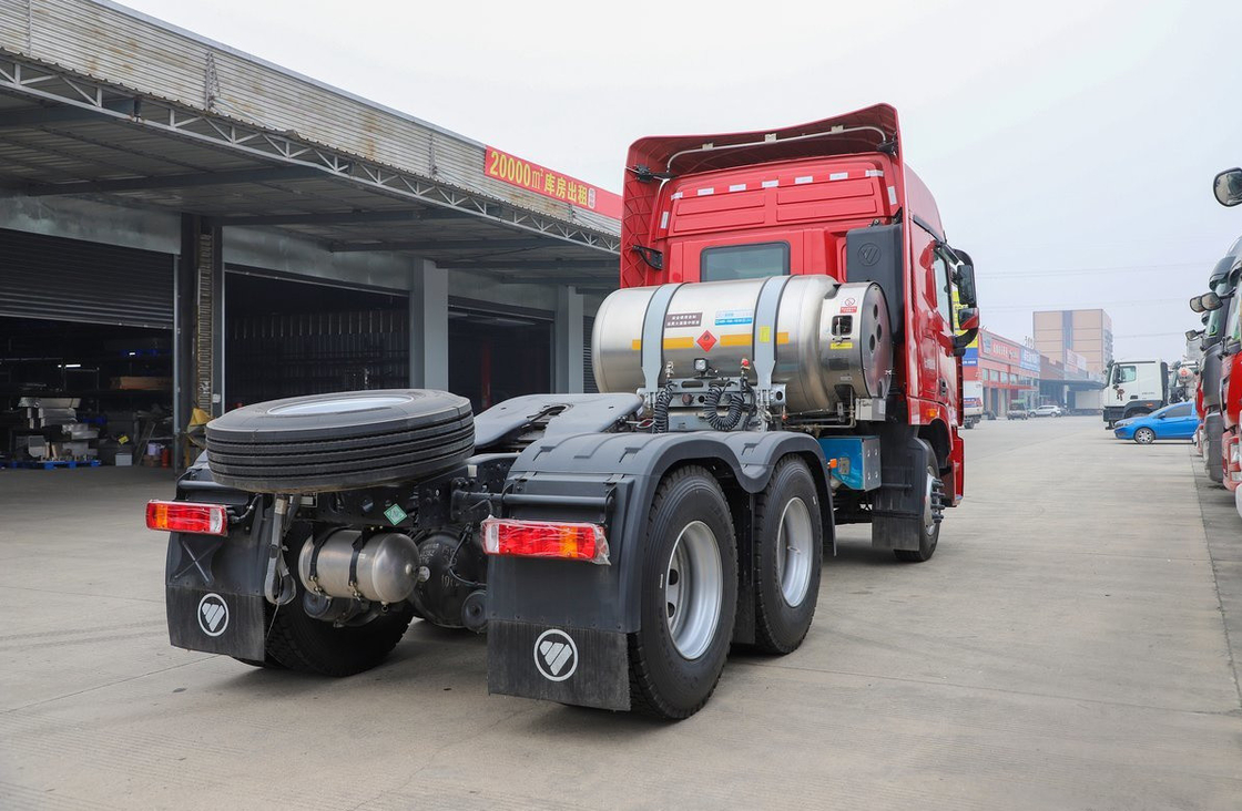 Тракторные грузовики Использованные 6*4 Foton GTL Лошадиная головка LNG Cummins двигатель 500 л.с. Быстрая коробка передач