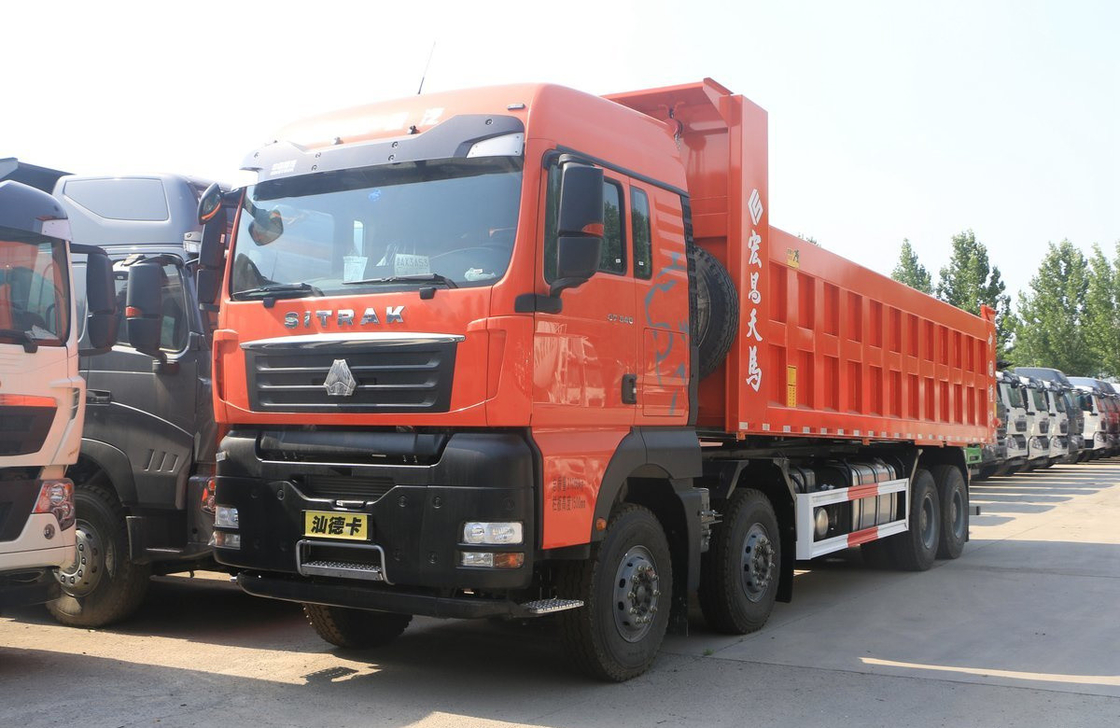 Sinotruk UK Подержанные грузовики 8×4 Ситрак G7H Тяжелый грузовик 12.5L Дислокация односпальный
