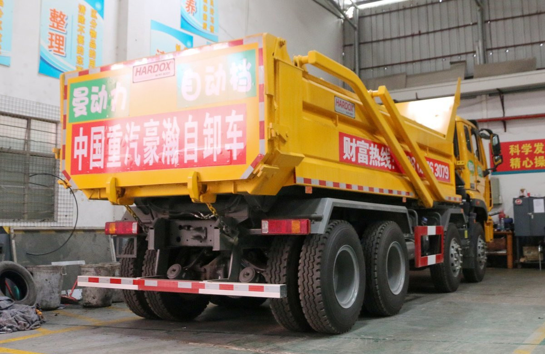 Подержанный грузовик Howo Tipper Sinotruck 8*4 Hohan 350hp Мощный двигатель 12 колес Дорожная перевозка