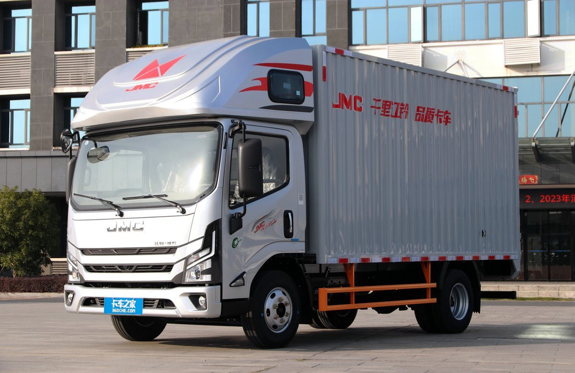Подержанные легковые грузовые автомобили JAC 4,2 метра фургонная коробка двойной двери однорядный кабинеты с спальным