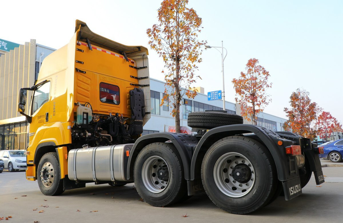 Подержанный грузовик тракторные агрегаты 460 л.с. мощный Эгин ZF коробка передач Isuzu Prime Mover высокая крыша кабины