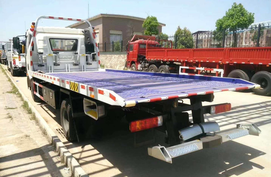 Wrecker Tow Truck Bed FAW J6L Модель с одной осью 6 колес 160 л.с. Загрузка 3,5 тонны LHD