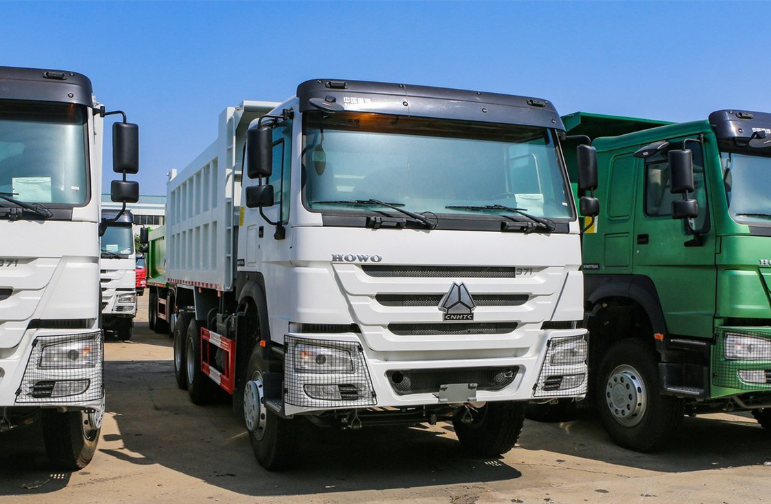 Китайский грузовик Использованный 6×4 Дамп-Трамп Howo 371hp Евро 3 Использование в Африке 6,8 метров длинный ящик