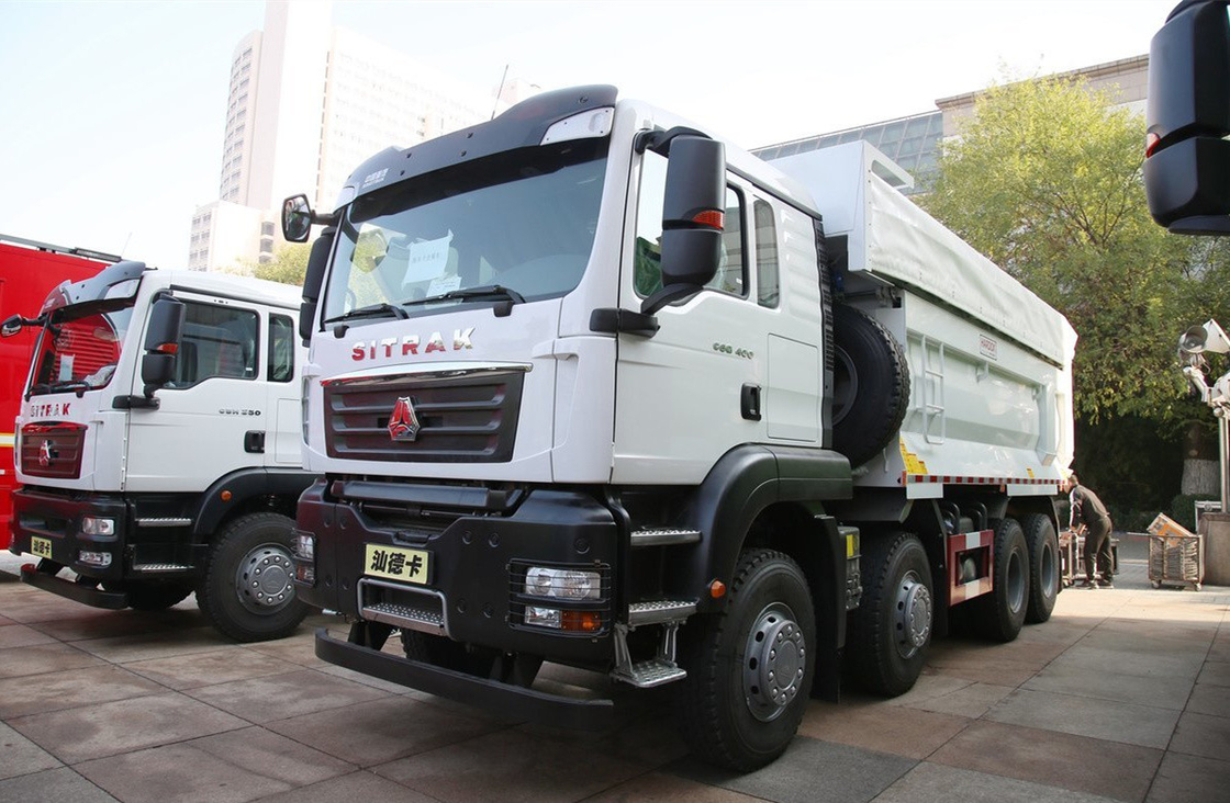 Дамп-грузовик для Sinotruck Sitrak загрузка 40 тонн 8 * 4 белый цвет U-типа коробка тяжелая работа