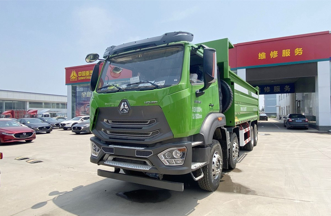Howo 8x4 Дэмп-Трак 340 л.с. Городское строительство Транспорт отходов 12 колес Лист весна