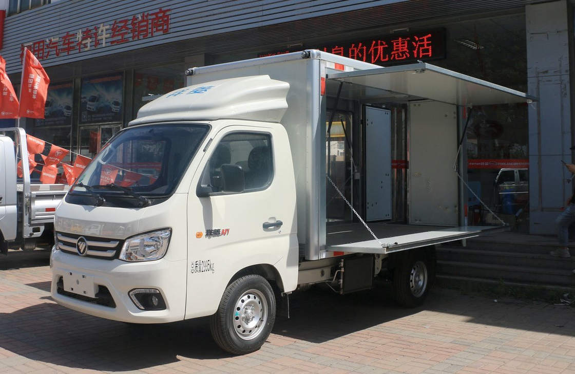 Коробка грузовик грузовик 2 тонны Foton грузовик размах крыльев коробка 3 метра длиной один ряд кабины