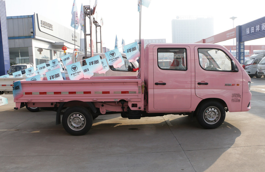 Грузовик Foton Mini Lorry Truck Розовый цвет Ручная коробка передач Бензиновый двигатель Евро 6