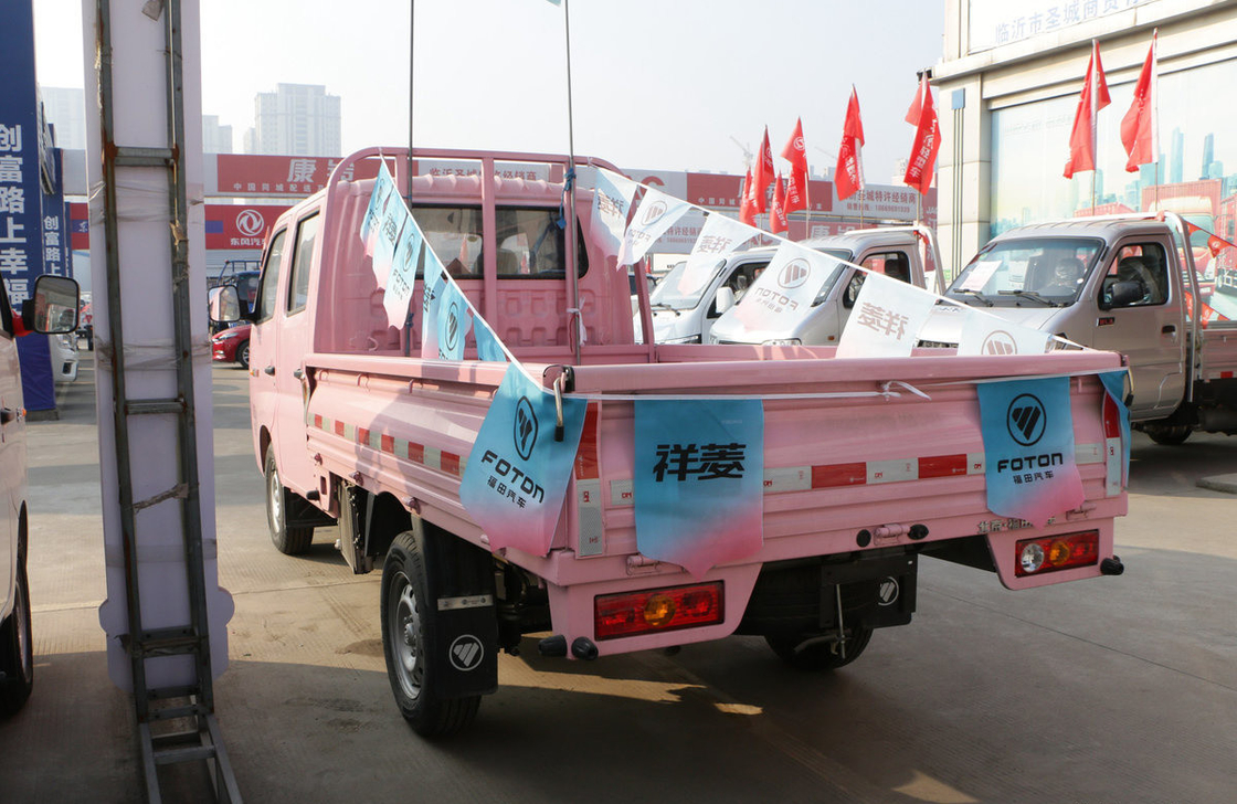 Грузовик Foton Mini Lorry Truck Розовый цвет Ручная коробка передач Бензиновый двигатель Евро 6