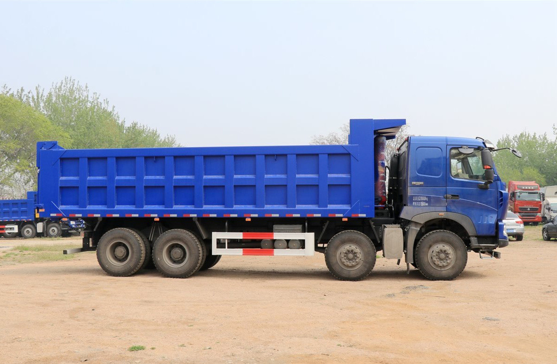 Howo Tipper Truck 12 шины Howo T7 Дампер Лист весна 440 л.с. 30-50 тонн полезной нагрузки утолщенная коробка