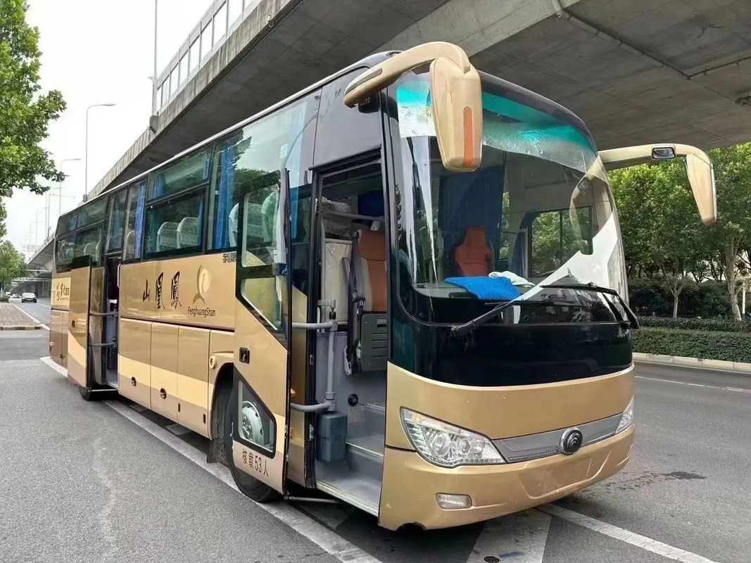 ZK6119 Yutong Подержанный пассажирский автобус / 53-местный двухдверный левоугольный роскошный автобус