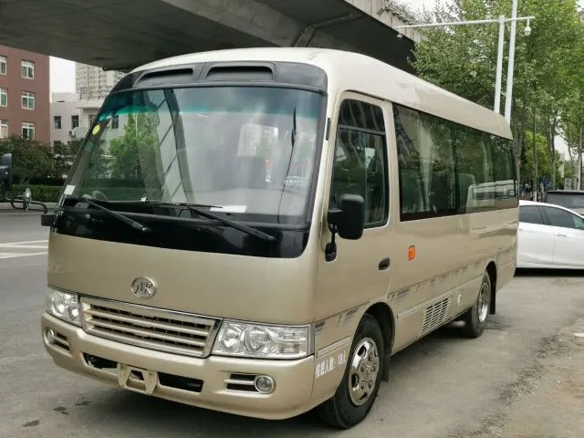 HFF6600 Анкай Передний дизельный двигатель Левоугольное управление однодверный автобус среднего размера