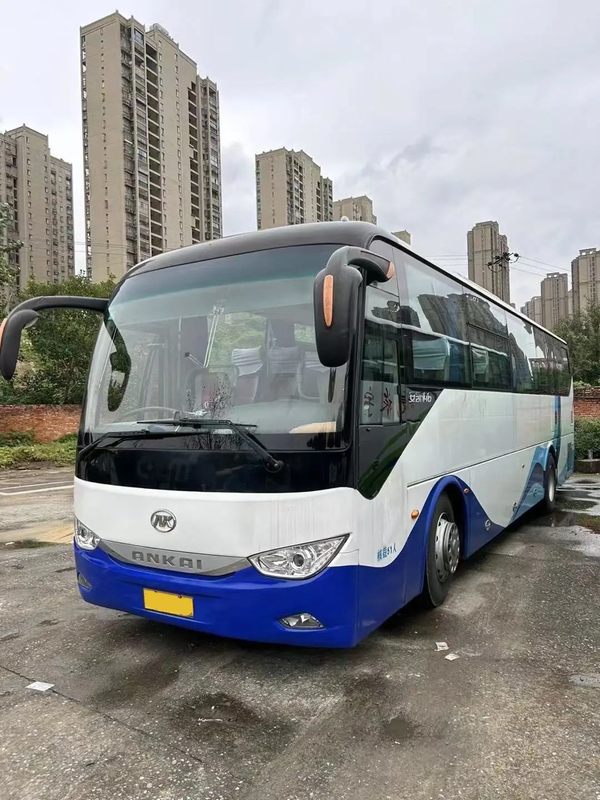 HFF6119 51-местный роскошный автобус с большим пространством для багажа, задний дизельный двигатель, левостороннее управление