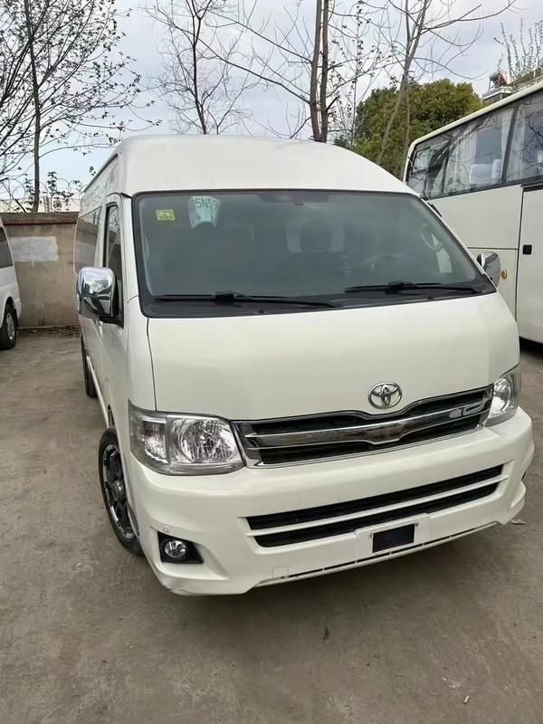 Hiace 13-местный 4-дверный передний приводной бензиновый двигатель комфорт и без аварийный подержанный микроавтобус